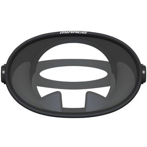 Mirage Unisex Pacifica Snorkelling/Swimming Face Mask Guard Black