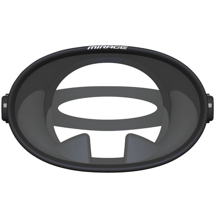 Mirage Unisex Pacifica Snorkelling/Swimming Face Mask Guard Black