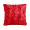 Shoreham Appliqued Filled Cushion - Red