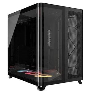 Corsair Air 5400 Rs-r Argb Mid-tower Atx Case - White, Triple-chamber, 360mm Rad Support, Glass Panels, Usb-c, Atx/e-atx, 2x Ssd