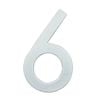 Sandleford 90mm Glow In Dark Acrylic House Number 6