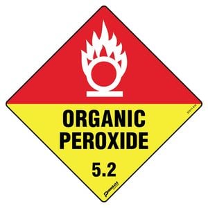Pinnacle 270 x 270mm Poly Organic Peroxide 5.2 Sign