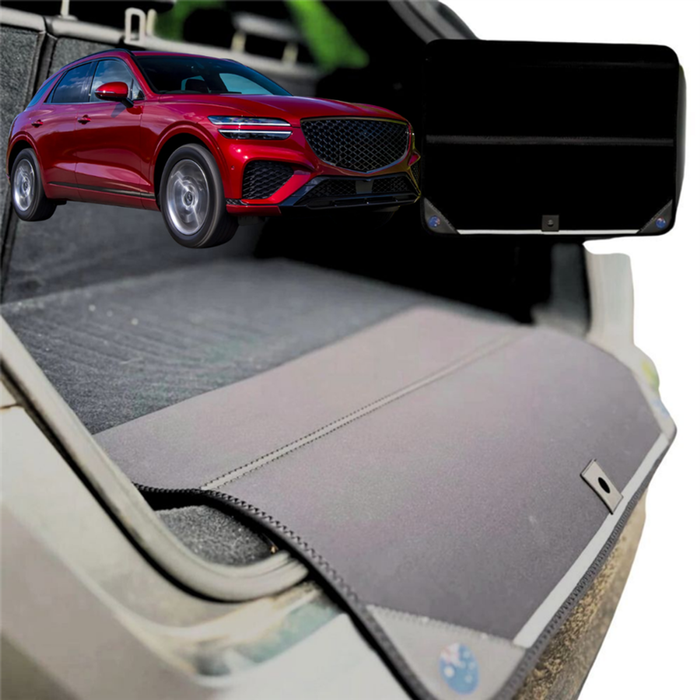 Rear Cargo Boot Bumper Protector for Genesis GV70 2022 - Current IK - XL (98 x 55) - Black