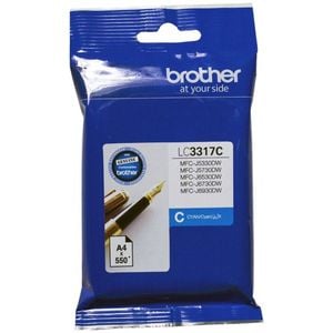 Brother LC3317 Cyan Ink Cart (up to 550 pages)
