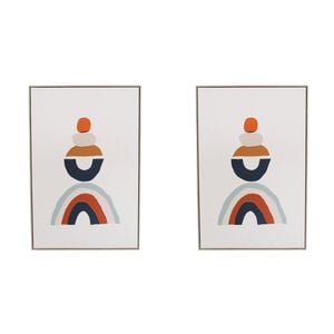 2PK LVD Framed Canvas Modern 1 Home Wall Decor 40x60cm