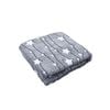 Home by Yatsal Grey Stars Glow in the Dark Throw Rug 125x152 cm