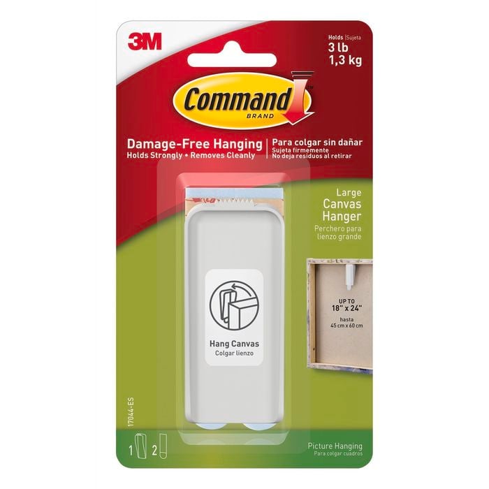 Command jumbo canvas hanger discount