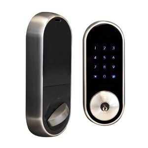 Windsor Brushed Nickel Blue Tooth Electric Oval Deadbolt