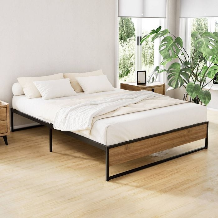 Artiss Metal Bed Frame Double Size Beds Base Platform Wood