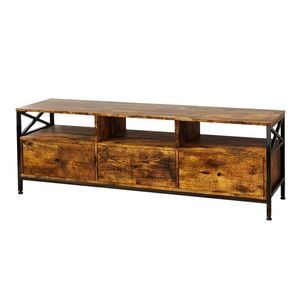 Levede Tv Unit Cabinet 147cm Entertainment Stand 3 Drawers 3 Shelves