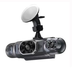 4 Channel Dash Cam Wifi Gps Quad View Dvr With Hardwire Kit + 32gb Card