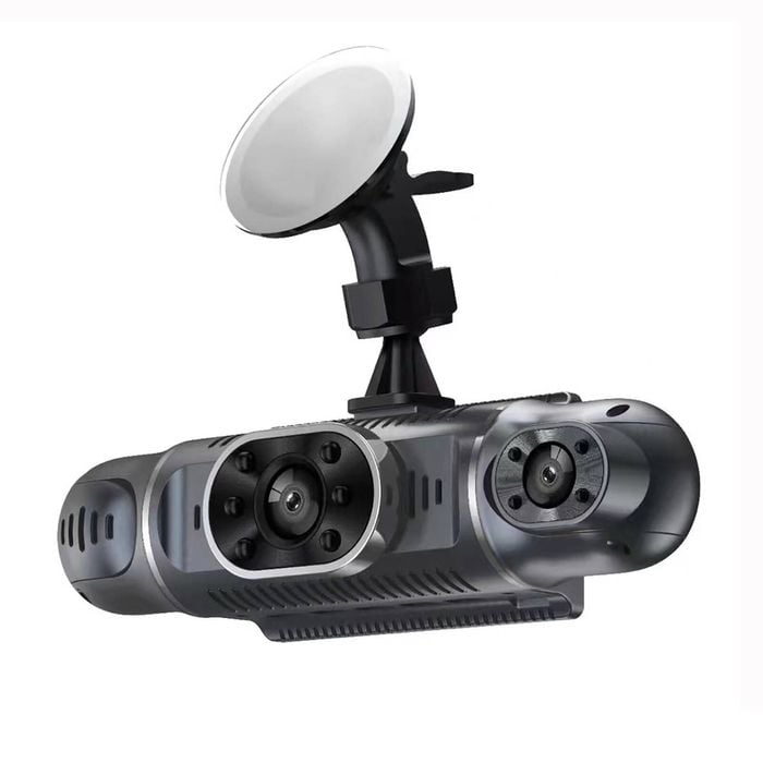 4 Channel Dash Cam Wifi Gps Quad View Dvr With Hardwire Kit + 32gb Card