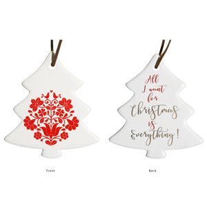 LVD Tree Wreath Home/Office Hanging Xmas Ornament Display Decor 8x9cm Red