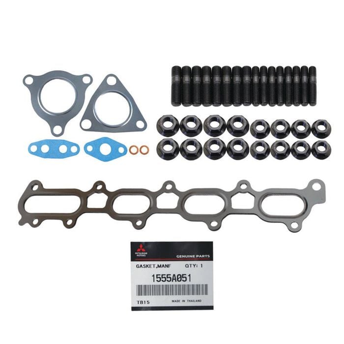 Genuine Exhaust Manifold & Turbo Gasket & Stud Kit For Mitsubishi Triton Mn 4d56 2.5l 4wd
