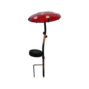 Click 31.5cm Mushroom Solar LED Stake Light