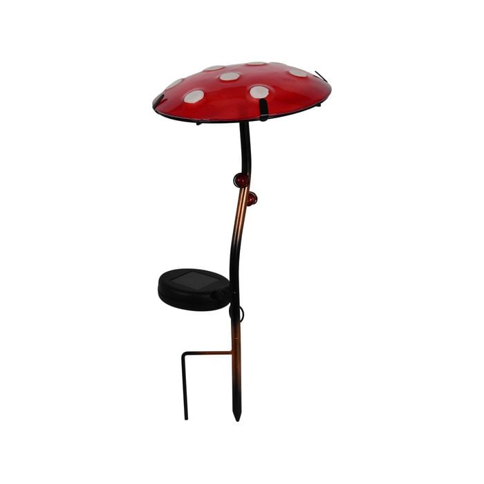 Click 31.5cm Mushroom Solar LED Stake Light