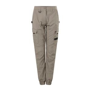 Citeco Women's Khaki Cuffed Cargo Ripstop Pants - Size 12