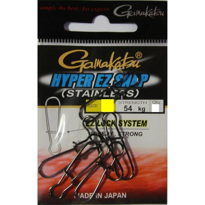 Gamakatsu Hyper EZ Stainless Fishing Snap 4