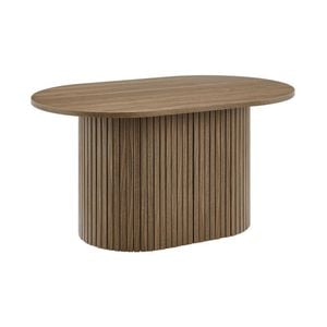 Kayla Coffee Table Oval 80cm Walnut