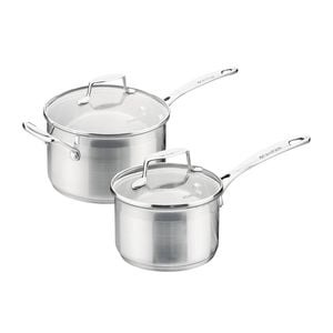 Scanpan Impact 2pc Stainless Steel Saucepan Set 16cm & 20cm