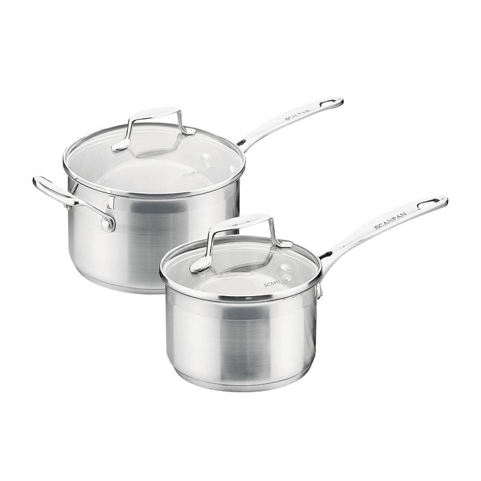 Scanpan Impact 2pc Stainless Steel Saucepan Set 16cm & 20cm