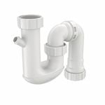 Caroma 50mm White Combination S And P Traps With Dishwasher Connection
