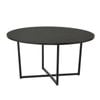 Paragon Archie Round Wooden Coffee Table 80cm - Black