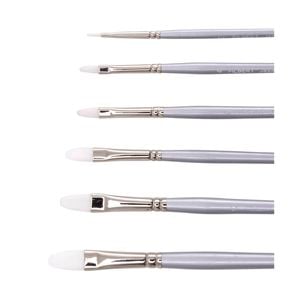 Jasart Paint Brush Synthetic Filbert Size 2 White