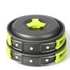6-Piece Portable Camping Cookware Set Green
