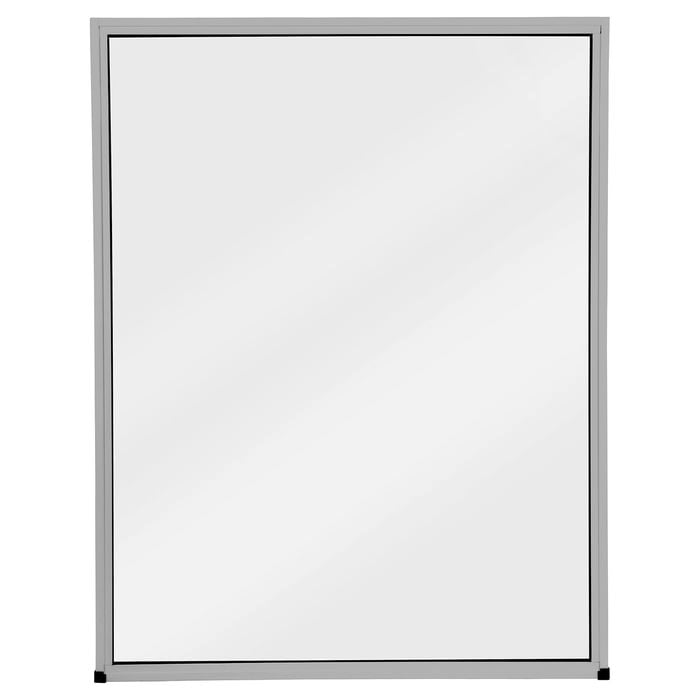 Polar     View 1200 x 1545mm Silver Grey Frosted Glass Fixed Panel Double Glazed Window