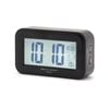 One Six Eight London Rielly Black Digital Rectangle  Alarm Clock