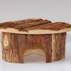 Yes4pets Natural Wooden Hamster Mouse Gerbil Playground Rats Pets Toys Play Small Birds House