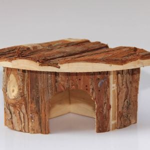 Yes4pets Natural Wooden Hamster Mouse Gerbil Playground Rats Pets Toys Play Small Birds House