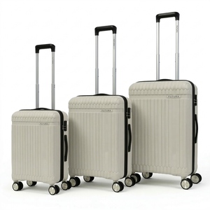 Futura 3pcs Set Luggage Trolley Suitcases Travel S 20/24/28" Bone