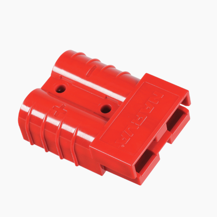 Narva 50A Red Heavy-Duty Connector Housing with Copper Terminals
