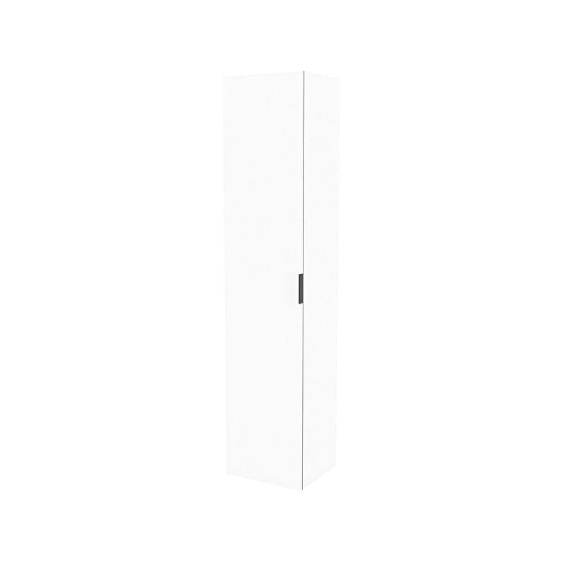 Lugna 2048 x 450 x 380mm White 3 Shelf 3 Drawers Left Hinged Door Storage Cabinet