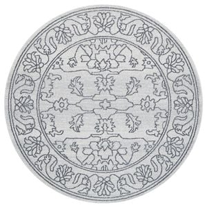 The Rug Connection Harley Bjorn Off White 150x150cm - Small Round Pet Friendly Indoor Rug