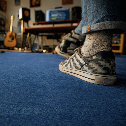 The Accent Carpet Roll can be cut to size, without fraying.