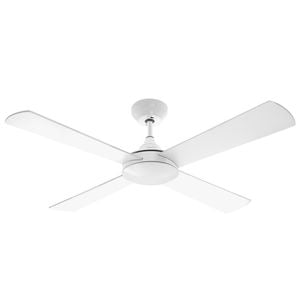 Arlec 130cm White Boston II 4 Blade Ceiling Fan