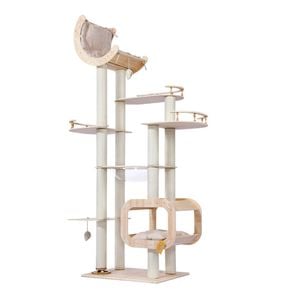 LOLOPAWS Large Cat Towers Tree for Multi-cat Home 205cm