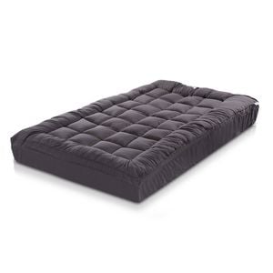 Giselle 5cm Bamboo Charcoal Filling Pillowtop Topper 1000gsm Single