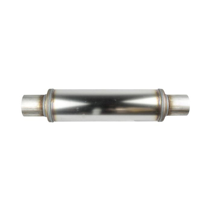 Redback 3" Performance Muffler Centre/centre - 4" Round, 14" Long, 409 Ss