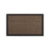 Matpro 45 x 75cm Chenille/Black Border Indoor Mat