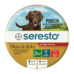 Seresto Flea And Tick Collar For Dogs Over 8Kg