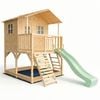 Hide & Seek Kids Marlie Cubby House With 2.2m Sage Slide