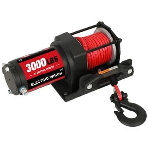 Advwin Electric Winch 3000LBS 12V Synthetic Rope Wireless Remote 4WD ATV Boat