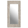 Best World 130cmx64cm Grey Contemporary Rectangular Mirror