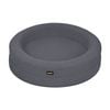 PaWz XXL Size Memory Foam Donut Dog Bed - Dark Grey