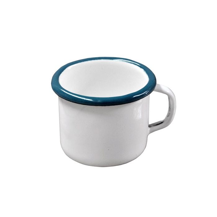 Urban Style Enamel 180ml Coffee Mug w/ Handle White