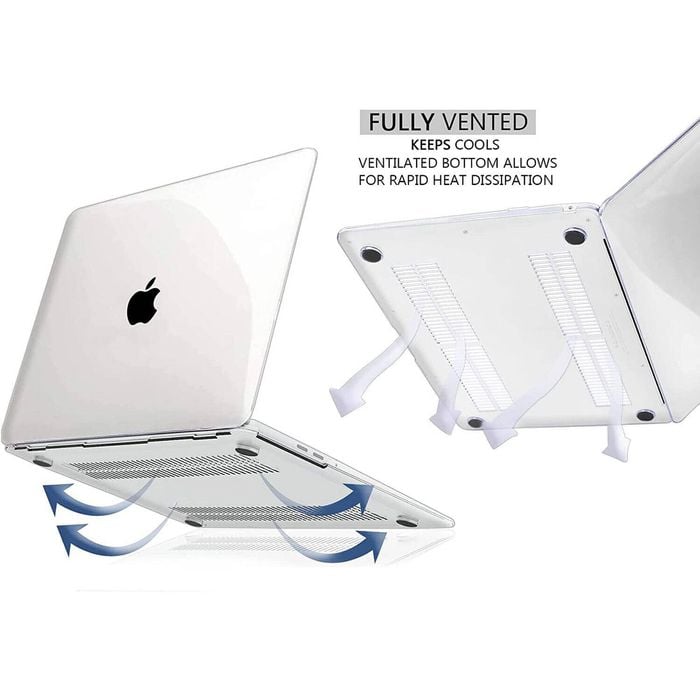 SplendidLiving M1 A2337 A2179 A1932 Apple MacBook Air Cover Case Protector 13.3'' With Keyboard Cover Clear